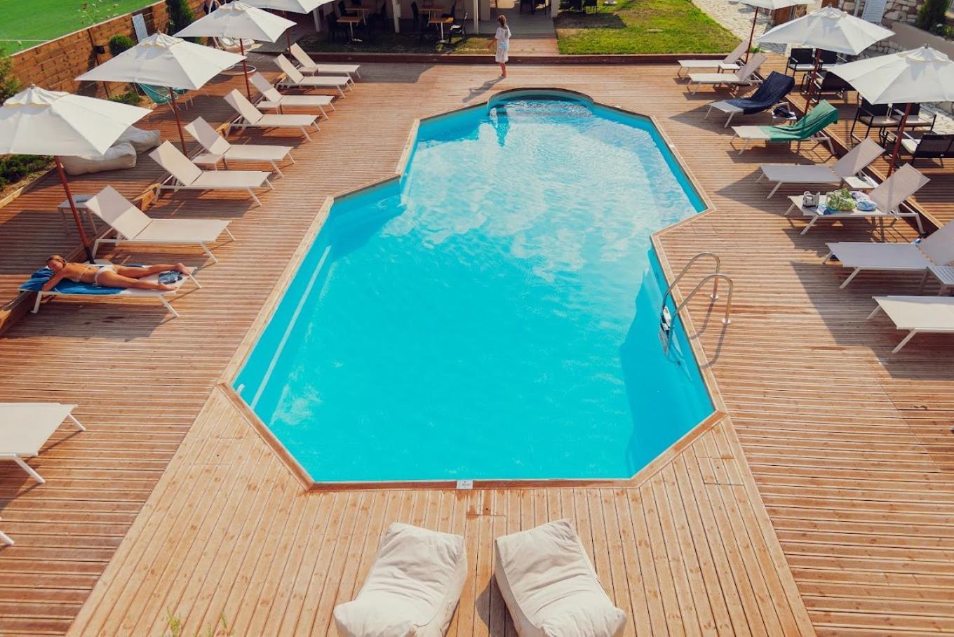 Kates apartments Kavos Bagian luar foto
